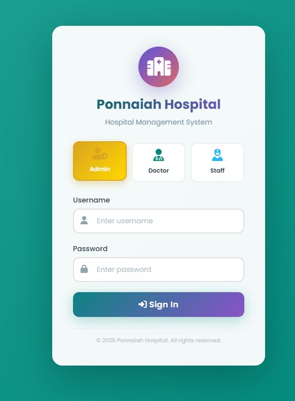 Ponnaiah Hospital